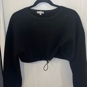 Black crop top